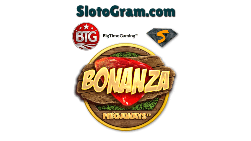Sealladh farsaing air slot Bonanza Megaways airson an làraich SlotoGramTha .com san dealbh.