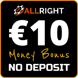 Bonus Cash No Deposit dina kasino All Right online Slotogram.com aya dina poto.