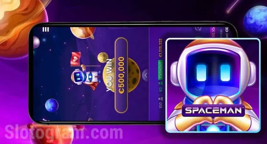 Crash game review Spaceman from Pragmatic Play, bonuses, free spins and other crash games in the online crash casino in the photo.