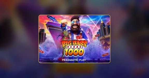 Big Bass Vegas 1000 — промо-арт слота Reel Kingdom