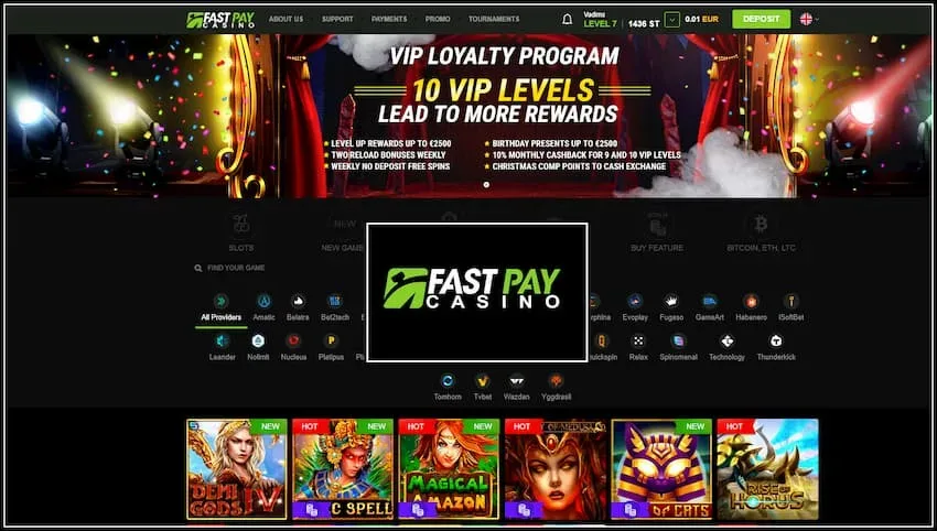 VIP Программа Лояльности в казино Fastpay есть на фото!