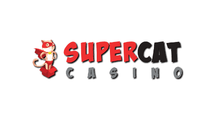 Supercat casino Logo png is on photo.