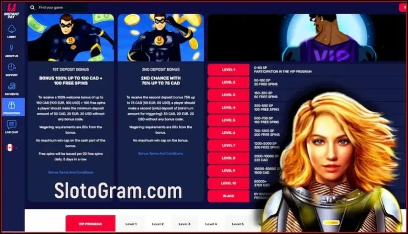 Bonus deposit casino anyar InstantPay ana foto.