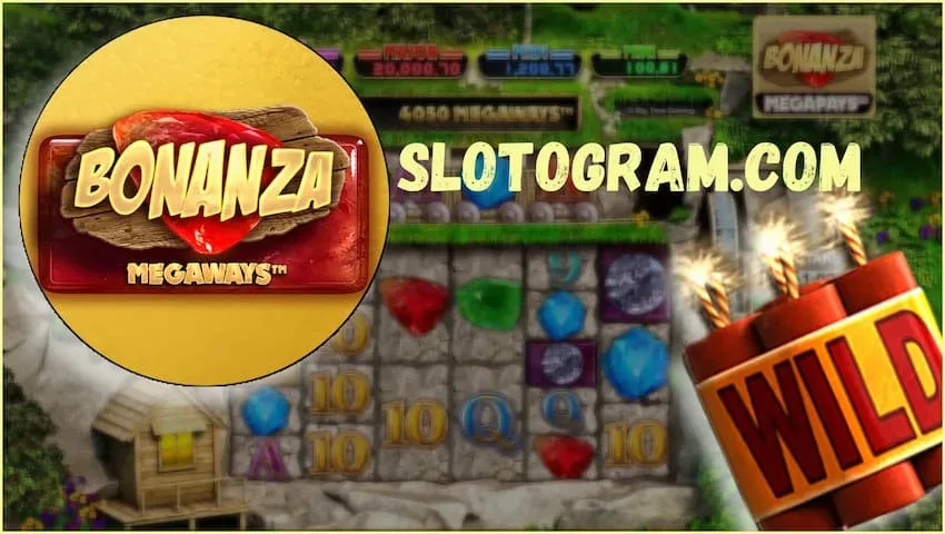 Samhla fiadhaich anns an t-slot Bonanza Megaways bhon t-solaraiche Big Time Gaming air an dealbh.