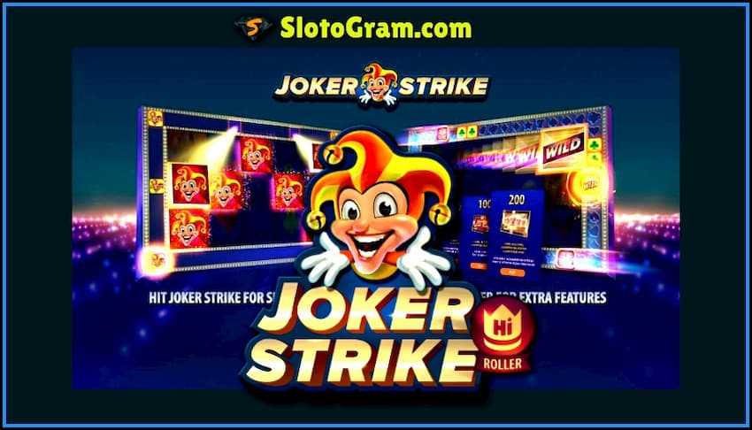 ល្បែង Joker Strike ពី Quickspin ជាមួយមុខងារទិញប្រាក់បន្ថែម HI Roller មានរូបថតមួយ។
