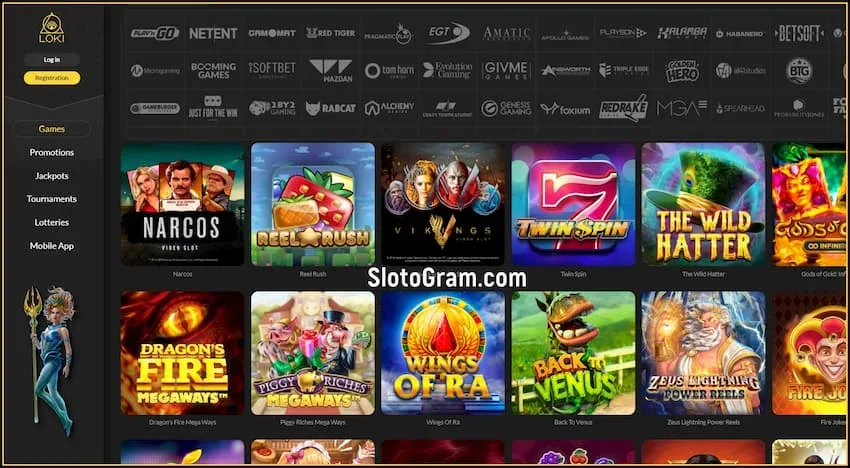 Game ing Loki Casino kasedhiya ing foto.