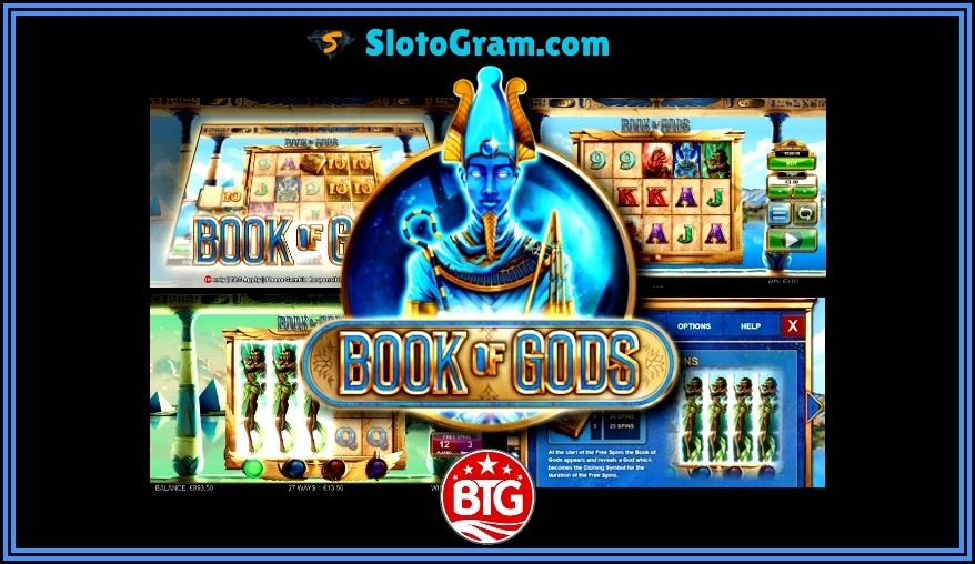 Игровой автомат Book of God с возможность купить бонус от компании BTG есть на фото.