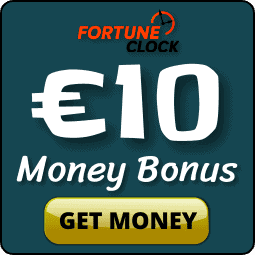 Паричен бонус на стойност 10 евро в казино Fortun Clock