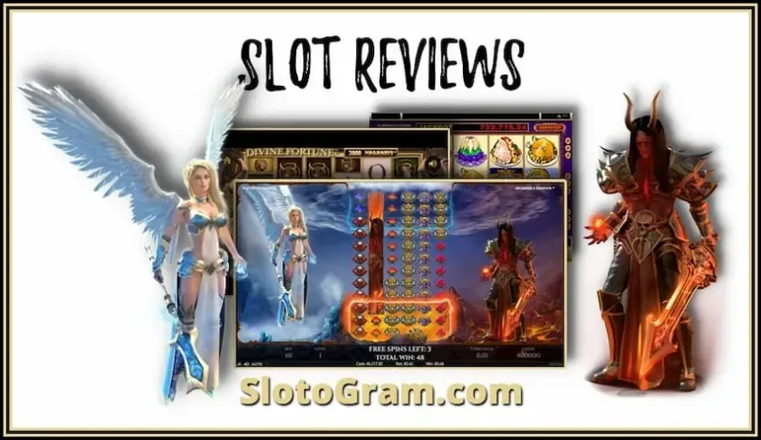 Reviews of Slots (makîneyên otomatê) ji baştirîn pêşkêşkerên di wêneyê de ne.
