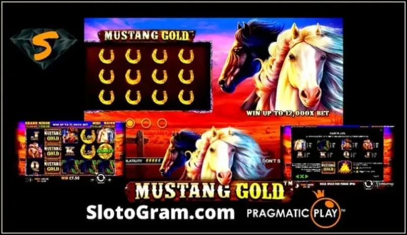 Slot populér Mustang Gold ti panyadia Pragmatic Play aya dina poto.