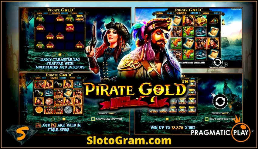 Слот Pirate Gold (Pragmatic Play 2021) Обзор и Бонус есть на фото.
