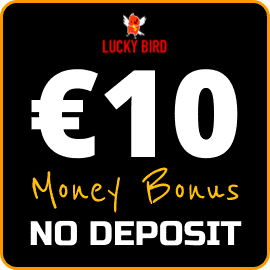 Cash Bonus Gjin boarch op Kasino Lucky Bird online Slotogram.com stiet op de foto.