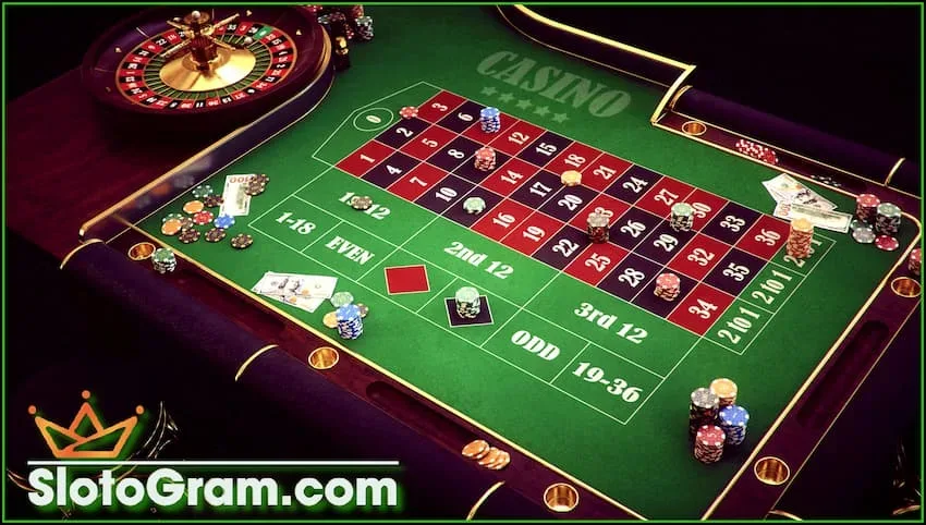 Na zdjęciu przewaga kasyna nad graczem w ruletkę.