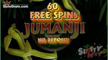 Слот Jumanji (NetEnt) 60 Вращений без Депозита в SlottyWay есть на фото.