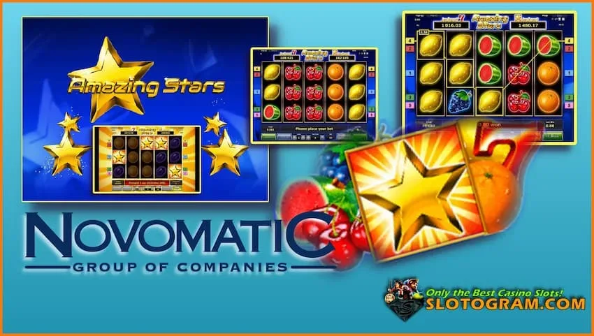 Игровой автомат Amazing Stars от Novomatic есть на фото.