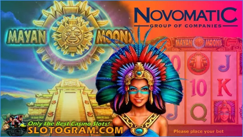 Онлайн-автомат Mayan Moons от провайдера Novomatic есть на фото.