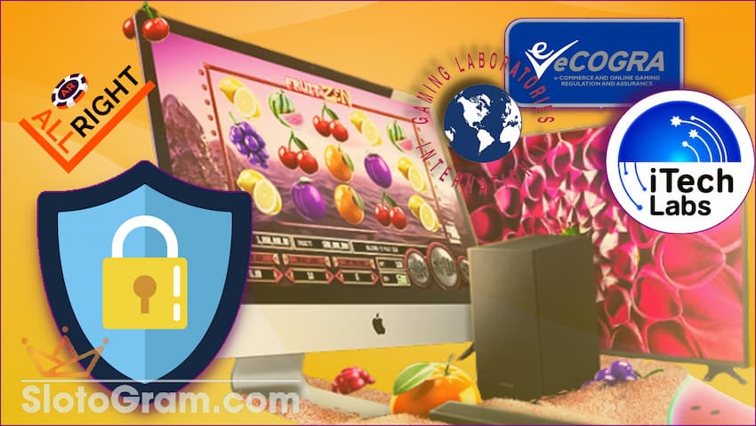 Лицензия и безопасность All Right Casino заслуживающим доверия на сайте Slotogram.com на фото есть