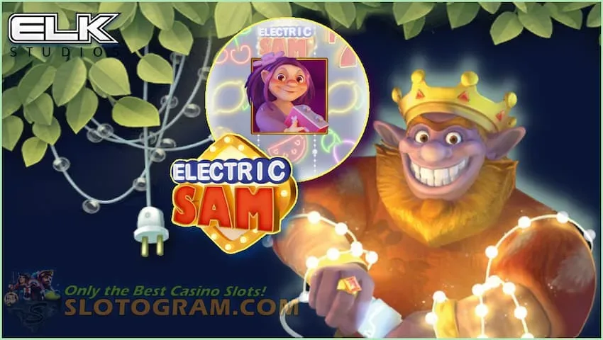 Мифические персонажи и сказочный сюжет игроки найдут в Electric Sam на сайте Slotogram.com на фото есть
