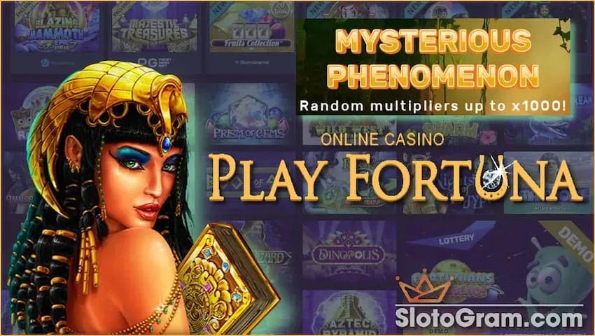 Regulaj aktivaj uzantoj ricevas pligrandigitan bonusprogramon ĉe la kazino Playfortuna Surreta Slotogram.com en la foto estas