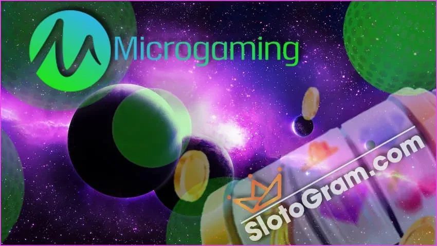 Microgaming ien fan de âldste en meast populêre ûntwikkeling bedriuwen op 'e side Slotogram.com op de foto is der