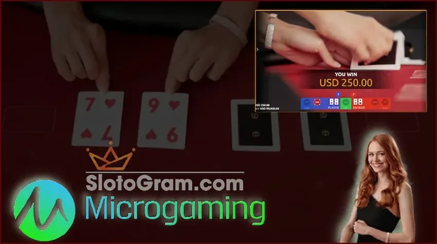 Игры с трансляцией из реального казино от Microgaming на сайте Slotogram.com на фото есть