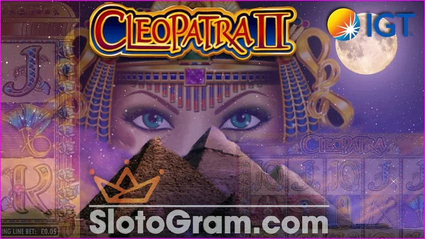 Особенность слота Cleopatra - множители при бесплатных вращениях на сайте Slotogram.com на фото есть