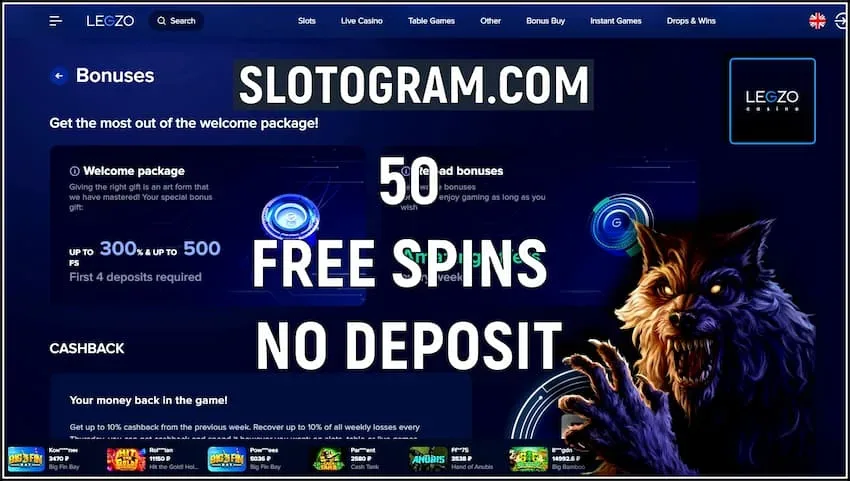100 vòng quay miễn phí trên khe Dragon`s Gold 100 tại sòng bạc LEGZO trực tuyến Slotogram.com trên bức ảnh này.