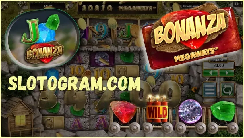 Lèirmheas slàn air an inneal slot Bonanza Megaways bhon t-solaraiche BTG san dealbh seo.