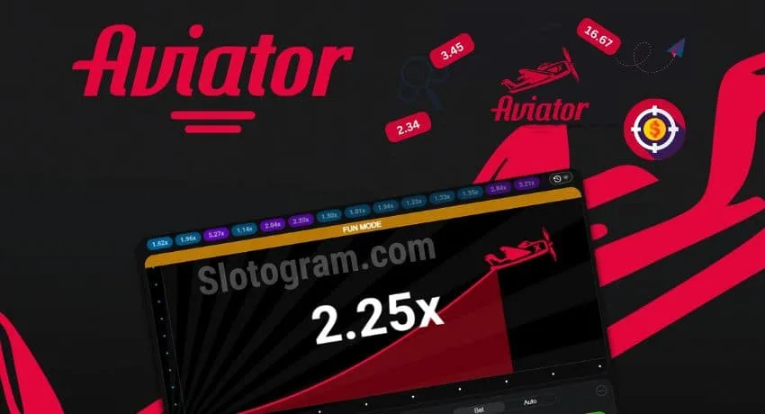 Логотип игры Aviator Spribe Crash Game с изображением взлетающего самолета.